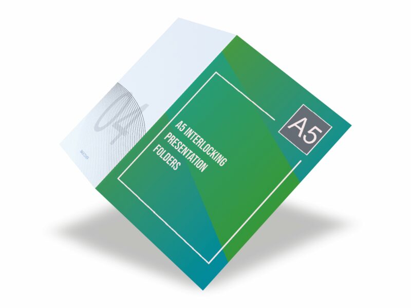 A4 Interlocking Presentation Folders wildprint