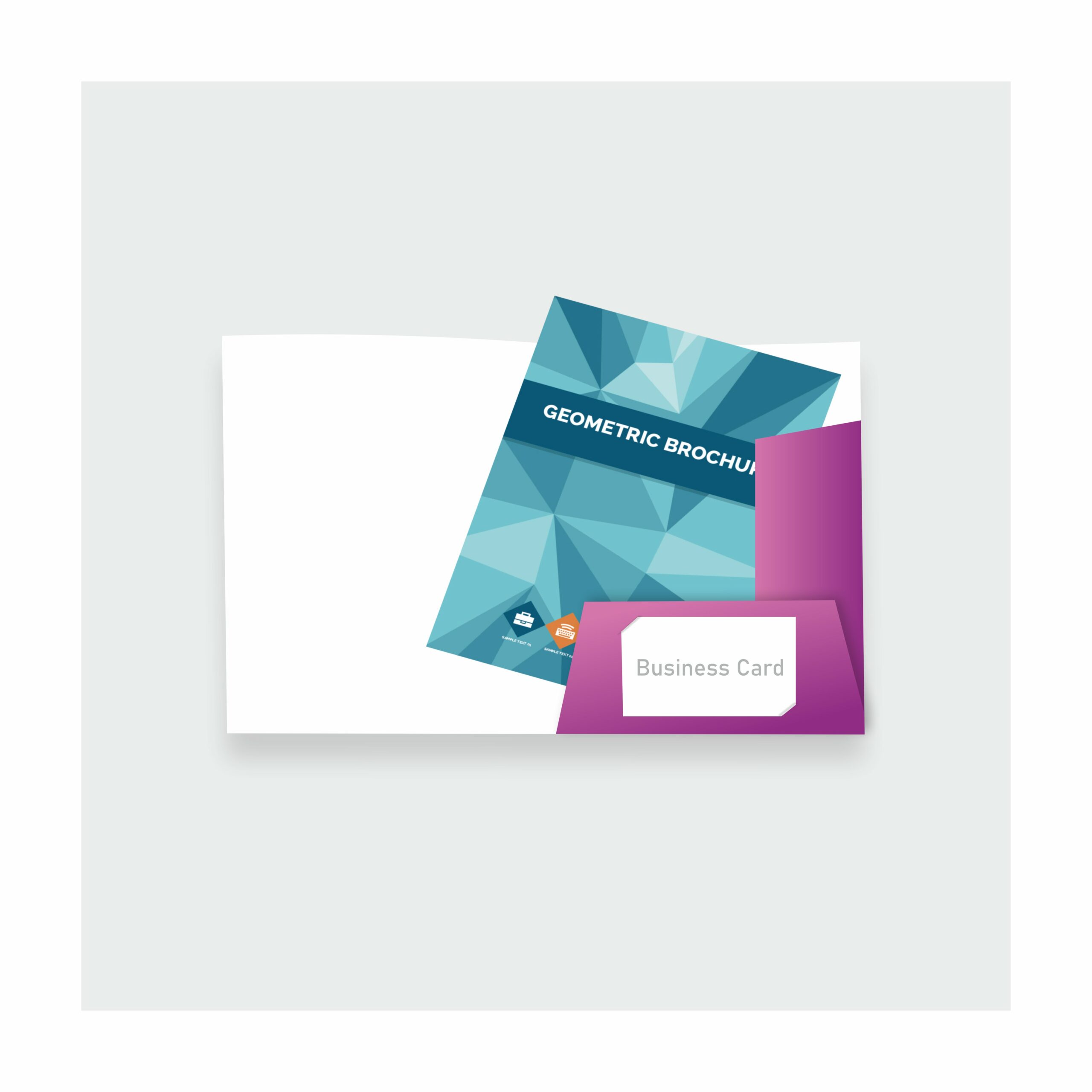 A4 Interlocking Presentation Folders wildprint